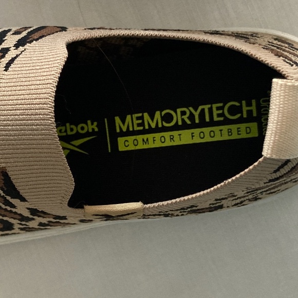 Reebok leopard-print knitted slip-on sneakers - Picture 4 of 7